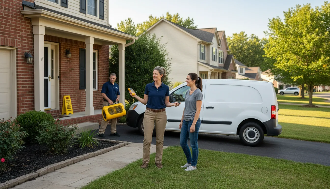 Water restoration image for Fire And Smoke Damage Restoration in Four States, WV